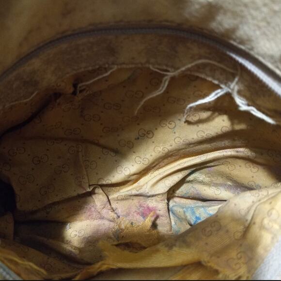 VTG Gucci Ophidia Stripe Boston Brown Doctor Bag - Picture 8 of 10